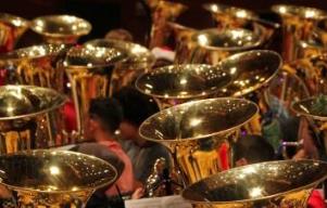 Picture of a number of Tuba bells