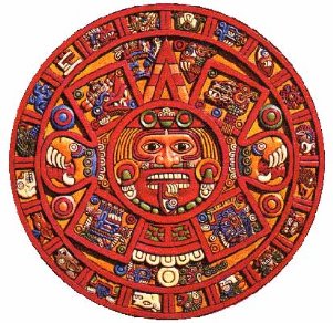 Picture of an Aztec decorative circle